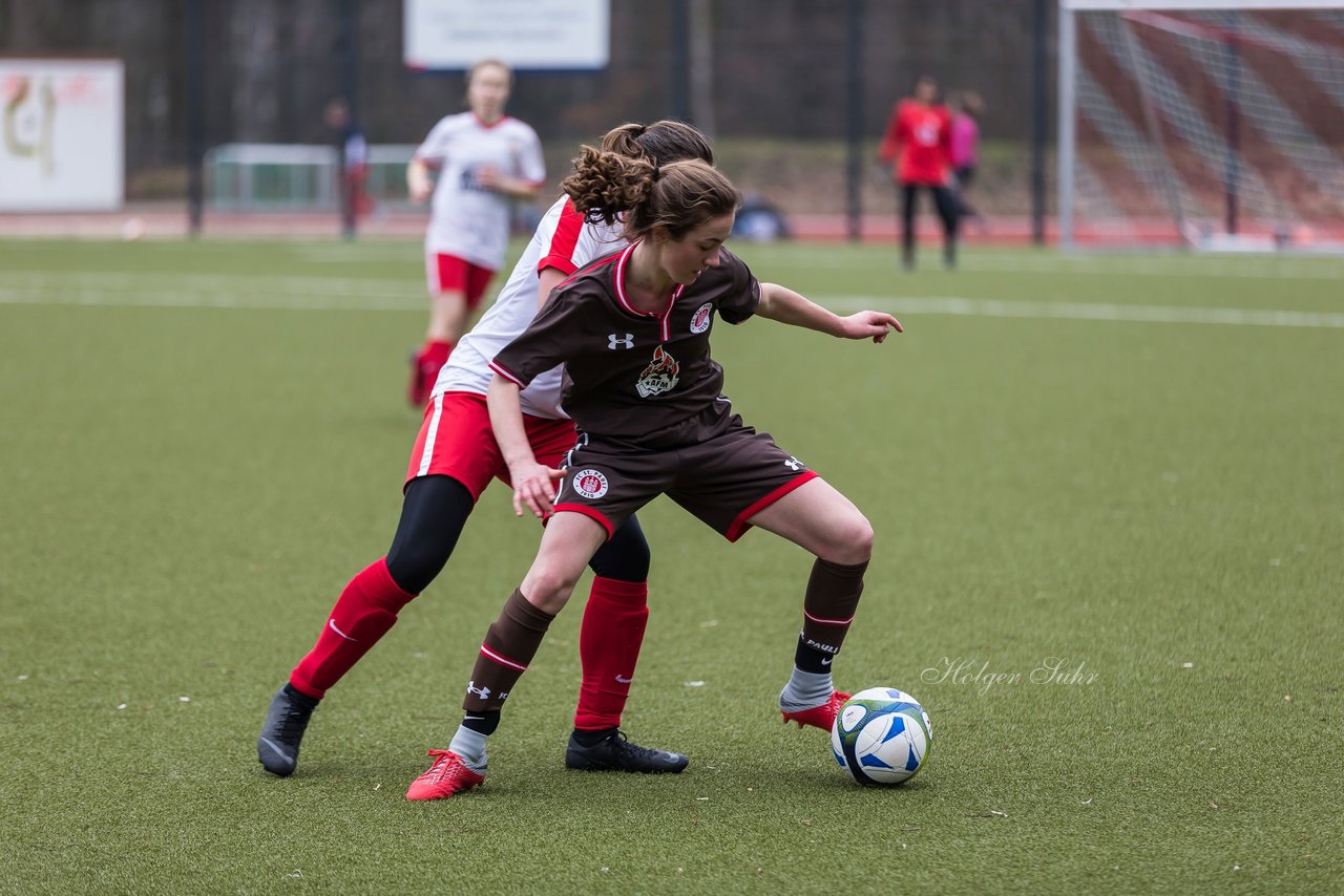 Bild 426 - B-Juniorinnen Walddoerfer - St.Pauli : Ergebnis: 4:1